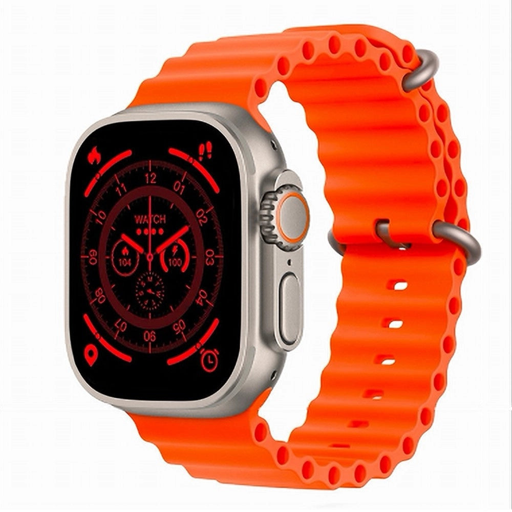 Trade Shop - Smartwatch S9 Ultra 49 Mm Cinturino In Silicone Orologio Digitale Contapassi -