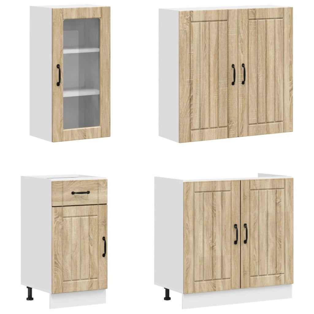 Unità Cucina LUCCA 8 pcs Rovere Sonoma Legno ingegnerizzato 3438393