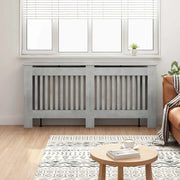 Copertura per radiatori Grigio cemento 172 x 19 x 81,5 cm 884072