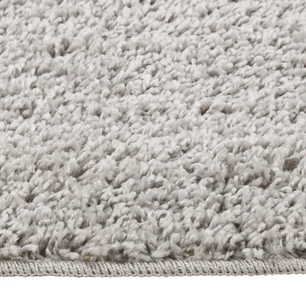Tappeto Shaggy Grigio Chiaro 200x290 cm Antiscivolo 340386