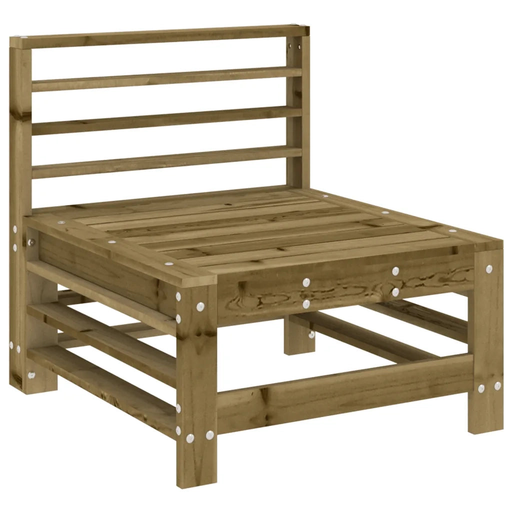 Salotto da Giardino-Set Salotto da Giardino 3 pz in Legno Impregnato di Pino 331763