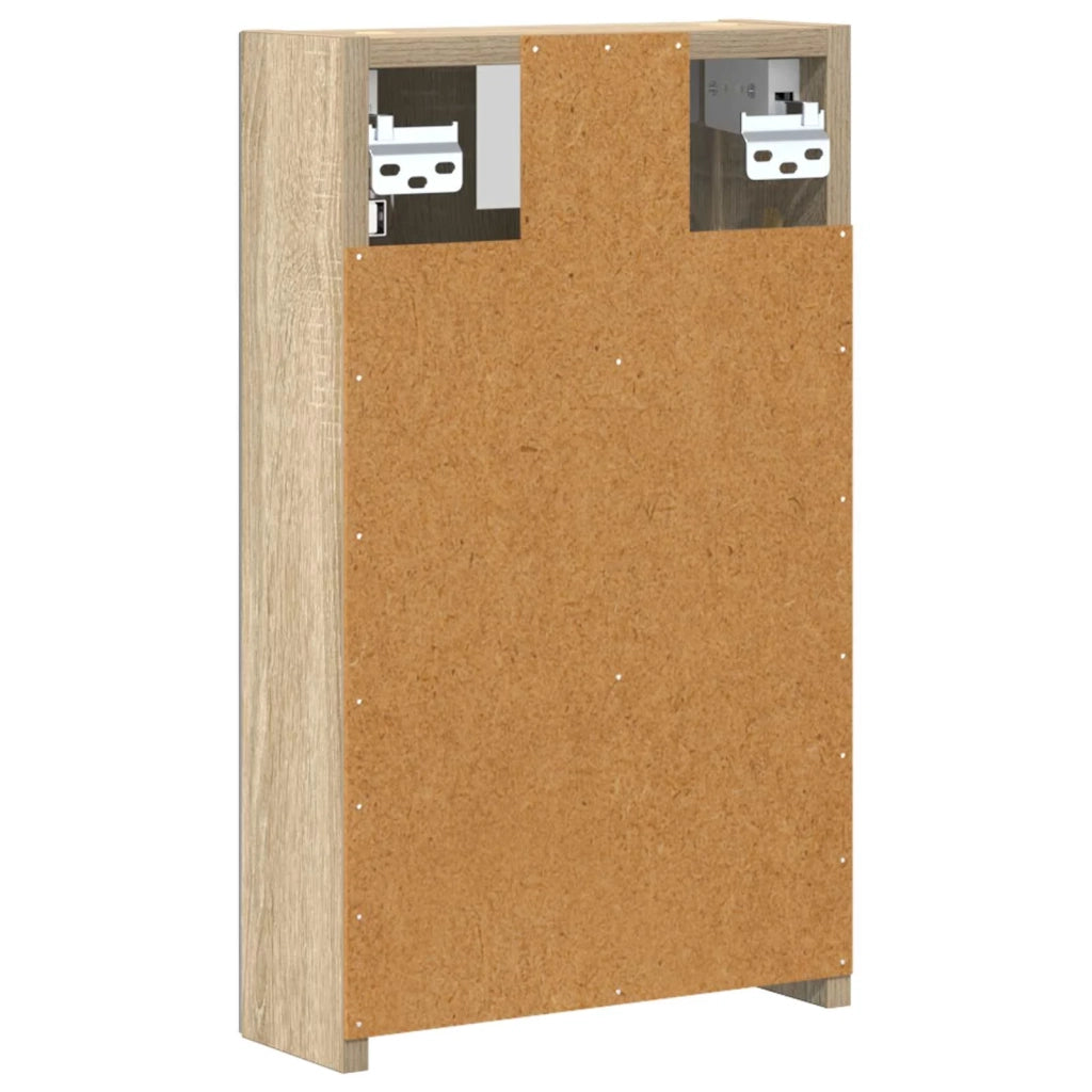 Mobiletto per specchio da bagno Rovere Sonoma 30 x 10,5 x 50 cm 889009
