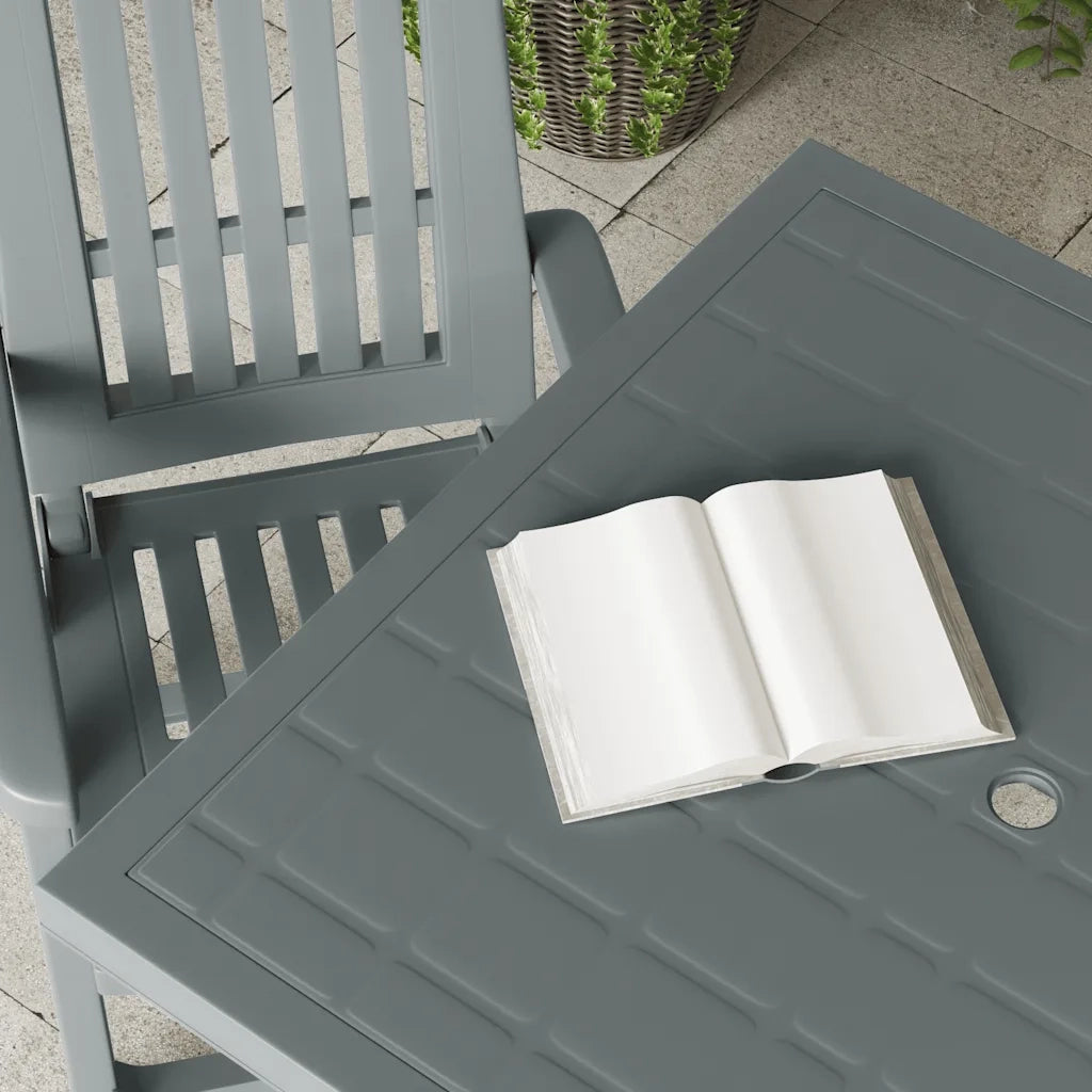 Tavolo da Giardino Verde 80x75x72 cm in Plastica cod mxl 34447