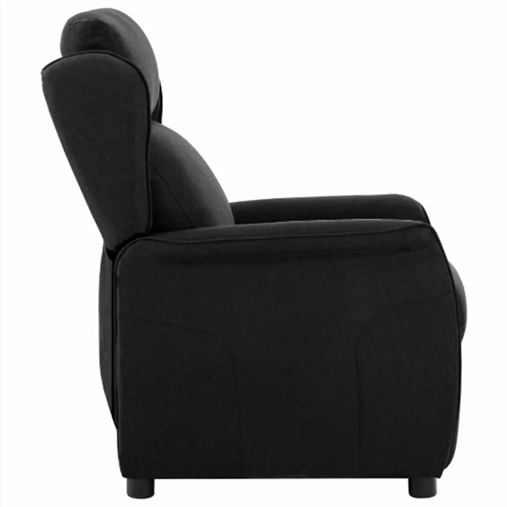 Divano Sedia-Poltrona reclinabile Nero Poliestere