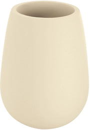 Bacchetta per spazzolare i denti con ciotola e dispositivo per gocce, accessori, colore sabbia beige, materiale: poliressina