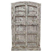 Armadio in legno grigio artigianale 107x42x191h cm