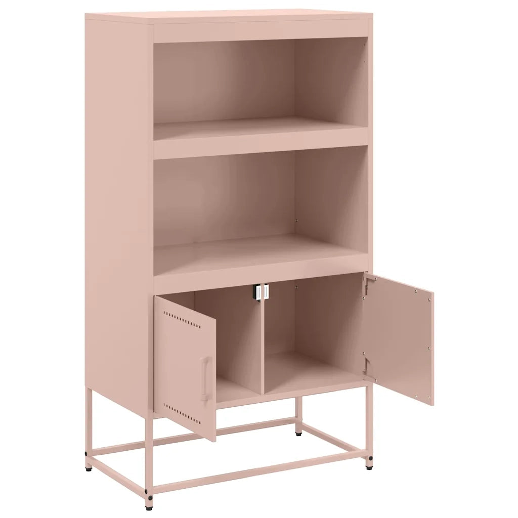 Credenza Rosa 68,5x38,5x123,5 in Acciaio