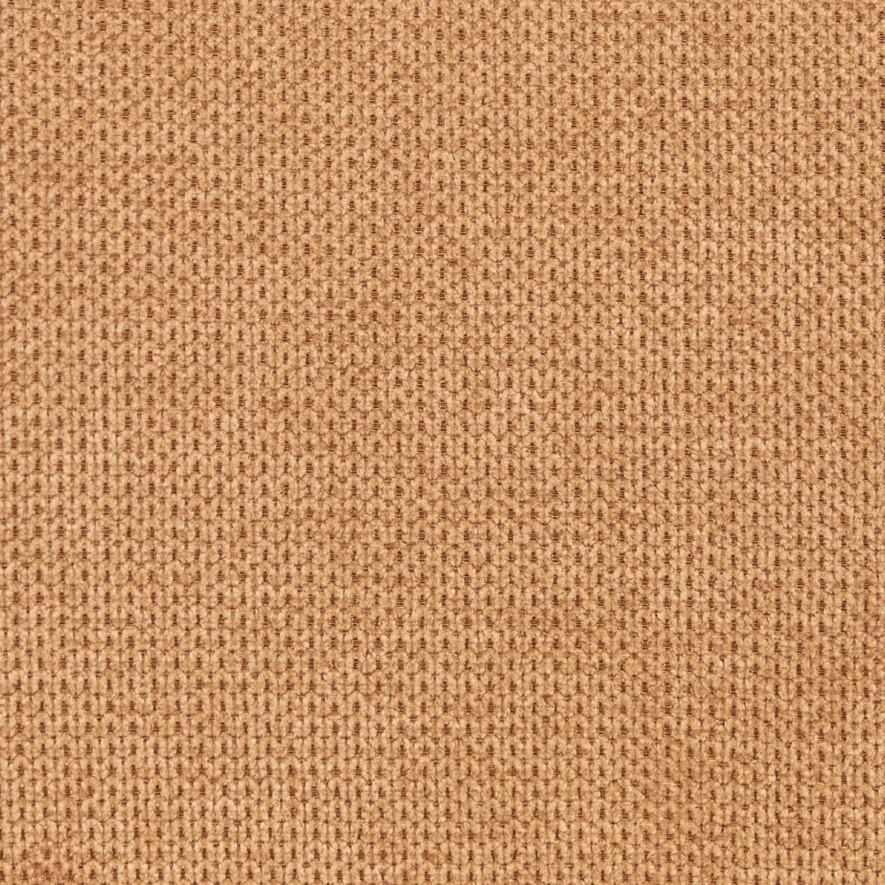 Set di 2 sedie da pranzo in tessuto poliestere con texture a maglia arancione soggiorno e camera da letto
