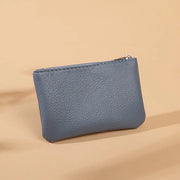 Borsa a portafoglio unisex con stampa di lichee, blu, 12,5 * 8CM
