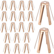 Sostegni per mazze da golf - 20 pezzi - Calze in ottone regolabili - Adatti per mazze da 335/350/355/370 - Giallo oro - Diametro 2 cm - Altezza 2,5 cm