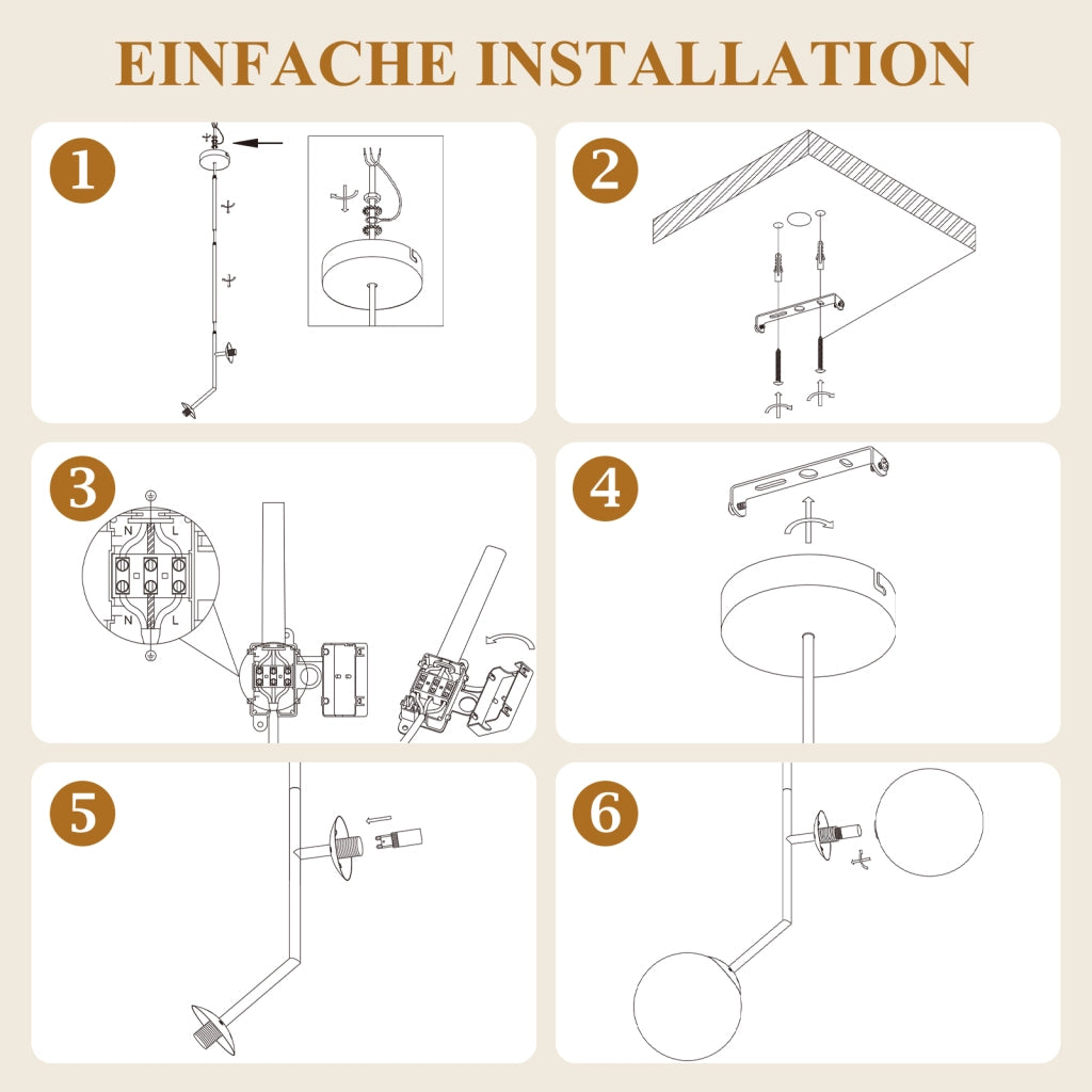 ZMH Lampada a Sospensione 2 Luce Vetro G9 Moderna per Camera Soggiorno senza lampadine