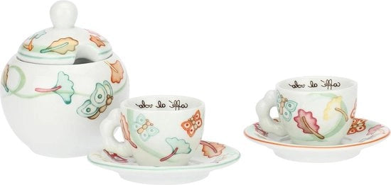 Set di tazze da tè - Tema autunno - Set di 2 tazze souvenir