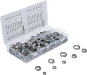 Assortimento di viti a gomito in acciaio inox 58-21 mm 170-dlg. - per auto motociclo giardinaggio irrigazione
