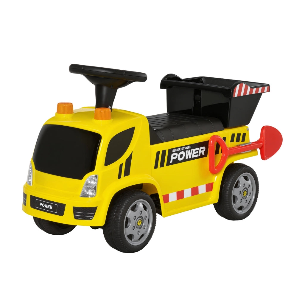 Casetta Camion Portagiochi con Luci e Suoni ¨C Zephmum ¨C Nero Giallo