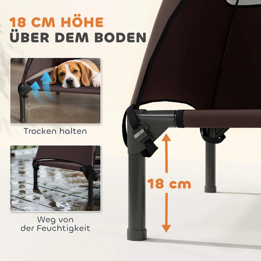 Cuccia per Cani con Tetto ¨C zephmum ¨C 91x76x90 cm Marrone