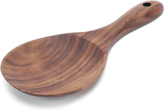 Servizio per servire riso a paddle in legno - Accessorio per cucina - Set di servizio per cucina.