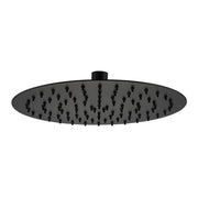 Soffione doccia ultraslim Ø 20 cm orientabile nero opaco