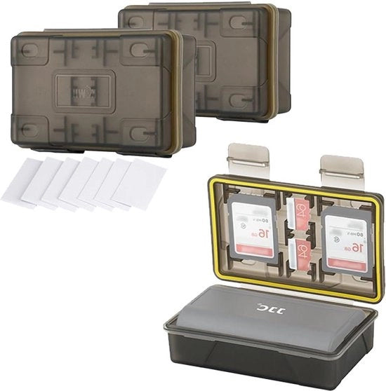Cassa di Ricarica Batteria della Fotocamera Resistente all'Acqua - Contenitore per Scheda di Memoria SD - 2 Pezzi 

Osservazioni:
- Ricarica batteria della fotocamera
- Resistente all'acqua
- Contenitore per scheda di memoria SD
- 2 pezzi
