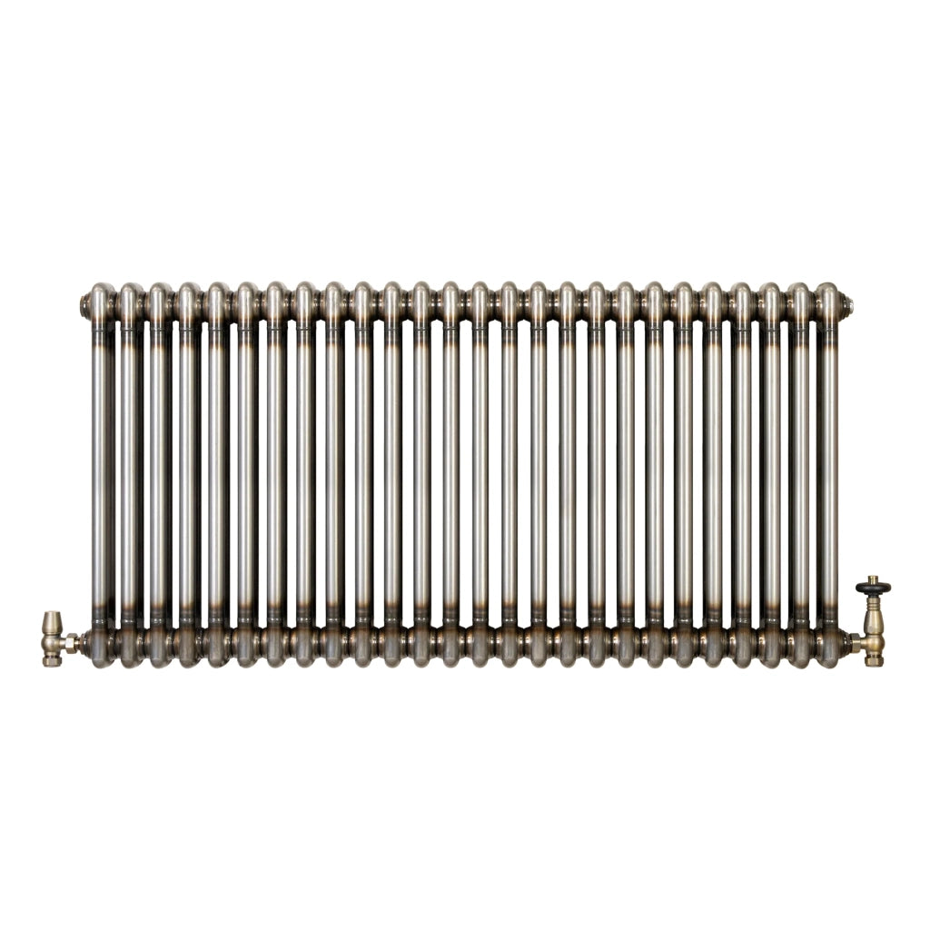 Radiatore 2 Colonne Orizzontale Metallo Grezzo 600 x 1190 mm TRV