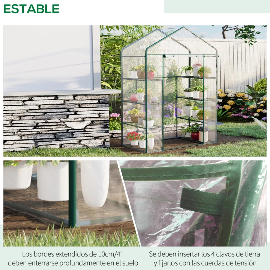 Serra Giardino 4 Livelli ¨C zephmum ¨C Acciaio 143x73x195 cm