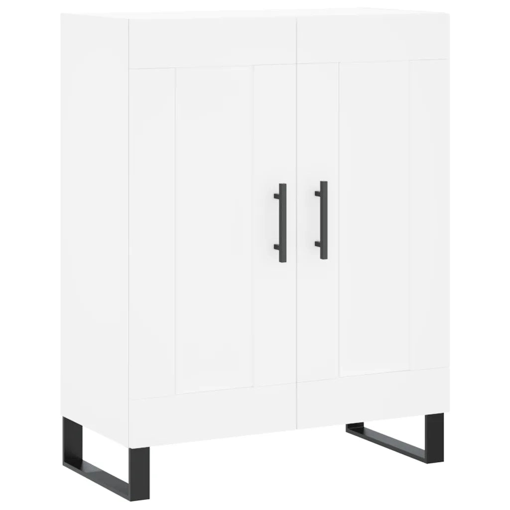 Credenza | Madia | Buffet da pranzo | Armadio da pranzo Bianca 69,5x34x180 cm in Legno Multistrato