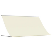 Tenda da Sole | Tenda parasole Retrattile Crema 300x150 cm in Tessuto e Acciaio