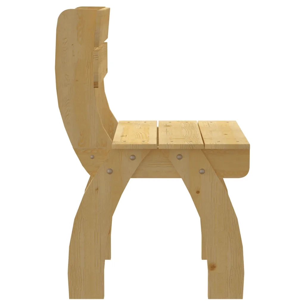 Sedia da Giardino in Legno di Pino Impregnato cod mxl 12741