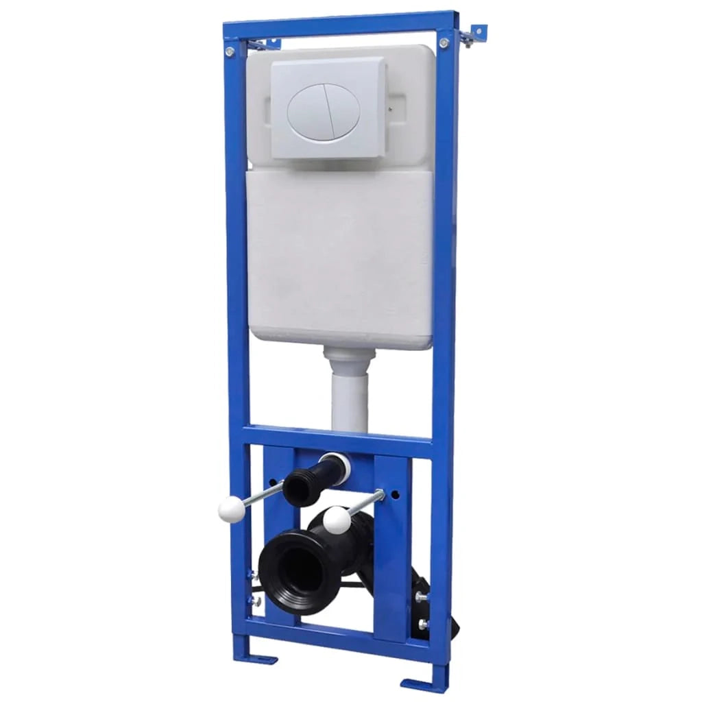 WC sospeso con cassetta di scarico a incasso tazza in ceramica colore bianco 02_0003566