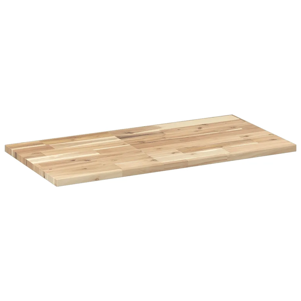Mensole da Parete 2 pz 80x40x2 cm Legno Acacia Non Trattato 3279396