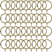 Raccordi per tende 36 pezzi - Raccordi metallici aperti/chiusi - 1,5 pollici diametro interno - Robusti/Duraturi - Adatti per tende doccia/tende finestre - Raccordo per tenda