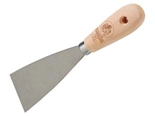 SPATOLE PROFESSIONALI FUSION MANICO IN LEGNO PER STUCCO- - mm.100 - 53997 - 12 pezzi AUSONIA