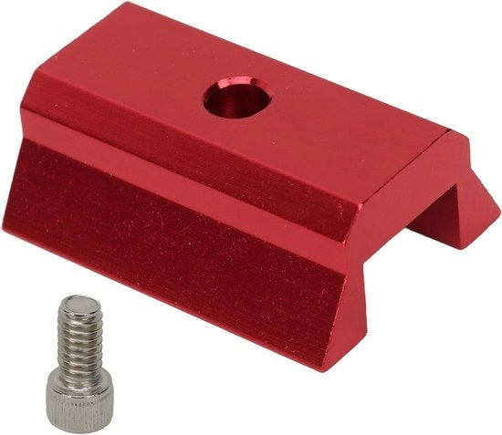 Adattatore di montaggio metallico per rail Zwaluwstaart - 1/4 pollice cavo - 43 mm lunghezza - estensore telescopico per base di espansione per smartphone