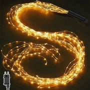 Fascia Luminosa per Albero di Natale - 2m - 400 LED - Bianco - A Batterie - 8 Modalità di Illuminazione - Con Telecomando - Per Interno ed Esterno - Illuminazione Decorativa per Natale