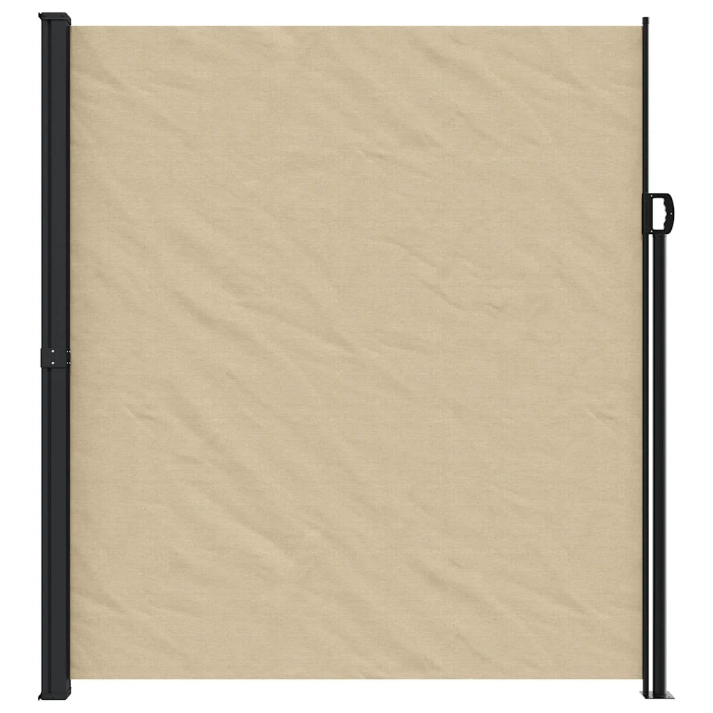 Tenda da Sole Laterale Retrattile Beige 220x300 cm 4004375