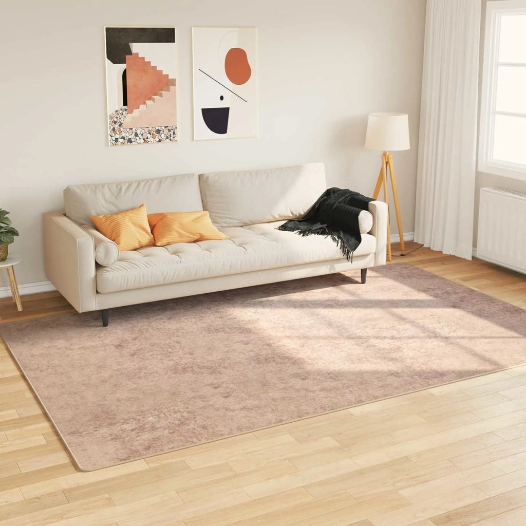 Runner Tappeto MARSA Sabbia 150 x 230 cm Poliestere e PVC