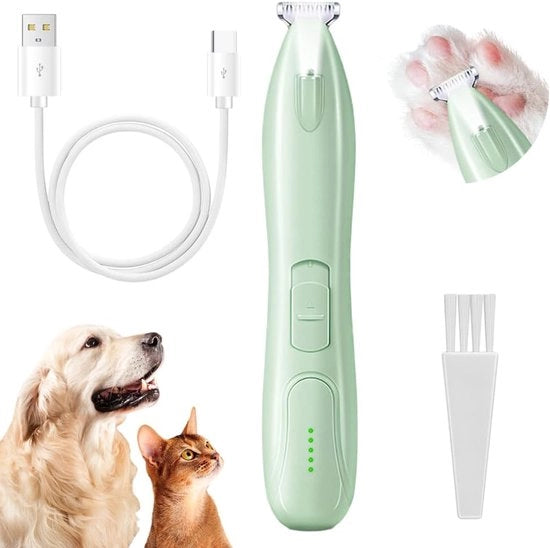 Tondeuse elettrica ricaricabile per animali domestici con luce LED - ideale per cani e gatti
