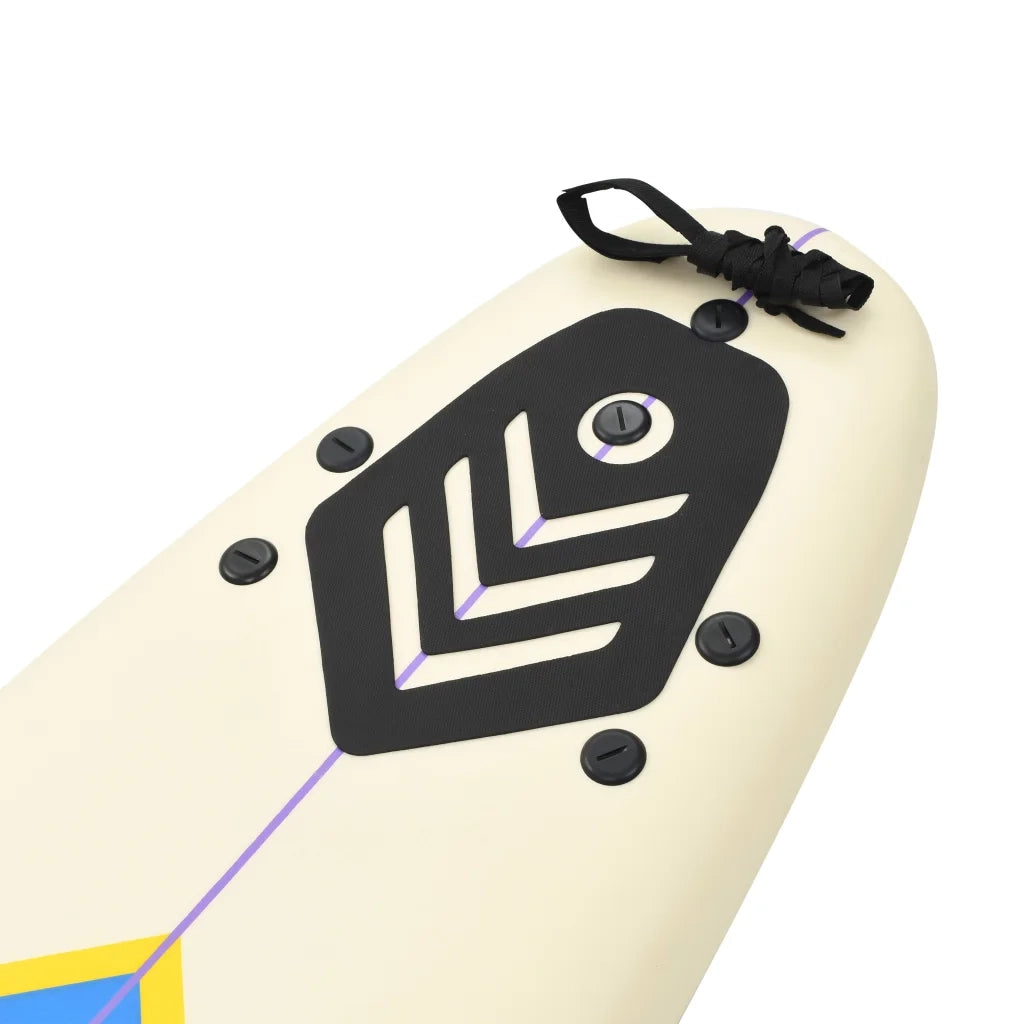Tavola da Surf 170 cm Blu e Crema CFW1436574