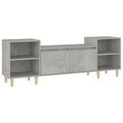 Mobile TV multimediale scaffale TV credenza mobile TV sala da pranzo soggiorno camera da letto 160 x 35 x 55 cm legno ingegnerizzato grigio 02_0026063