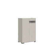 Credenza alta 2 ante 70x35x110 cm cashmere - RIFLESSO