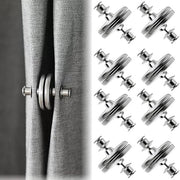 Magnetici per tende - 16 pezzi - Duraturo - Alta attrazione - Rimovibili - Alta qualità - Superficie liscia - Magnetici per tende