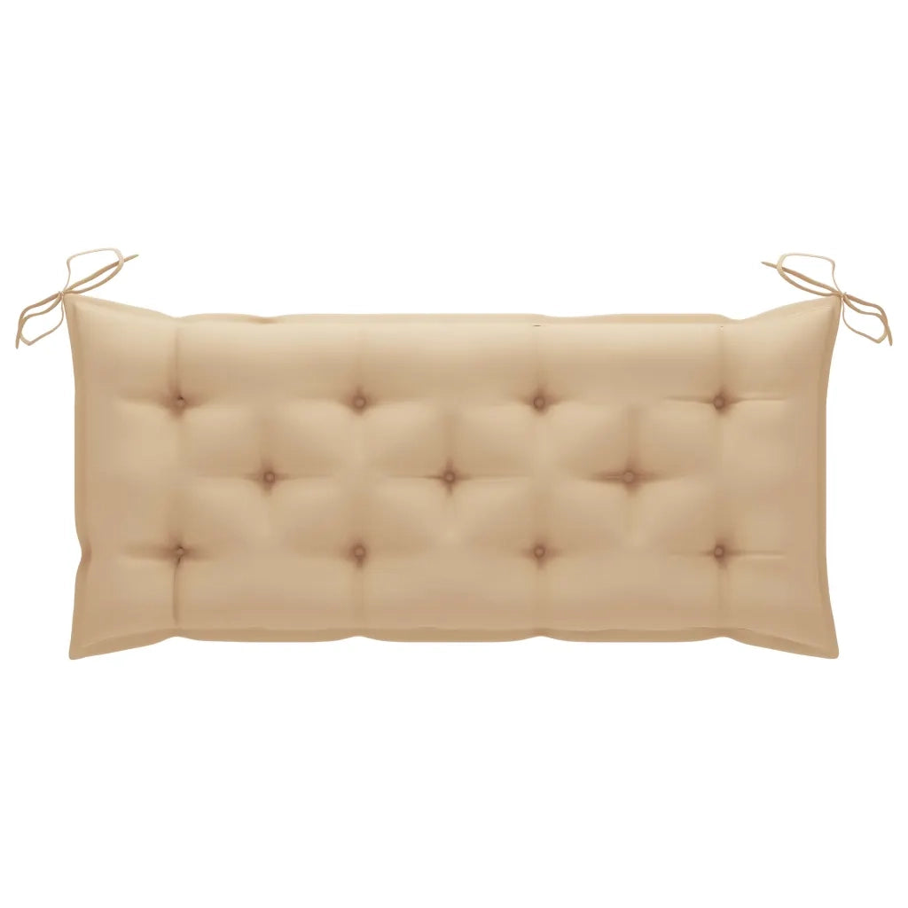 Panca da Giardino Pieghevole con Cuscino 118 cm in BambÃ¹ cod mxl 75642