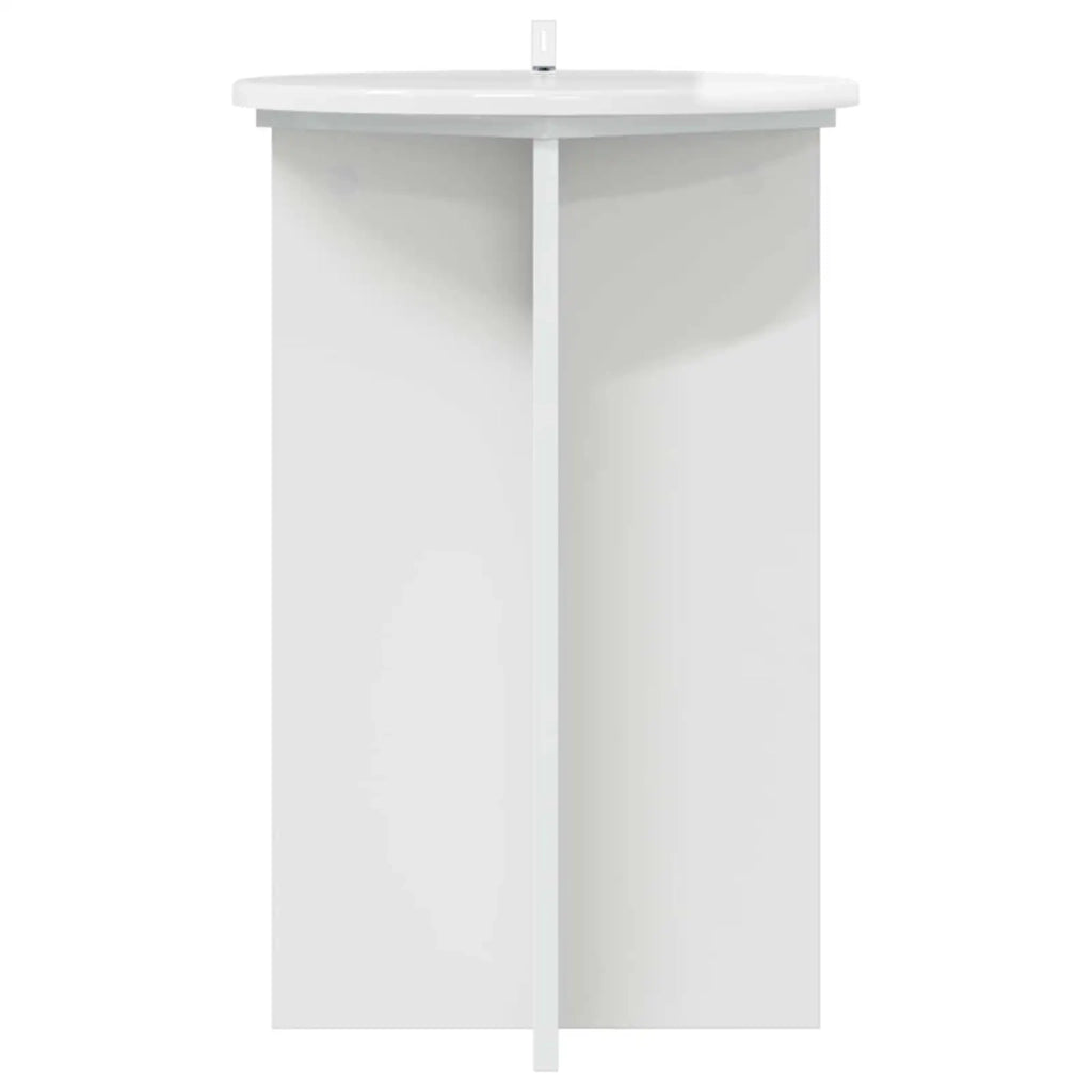 Supporto per piante 2 pcs Bianco Lucido Ø40 x 60 cm 899712
