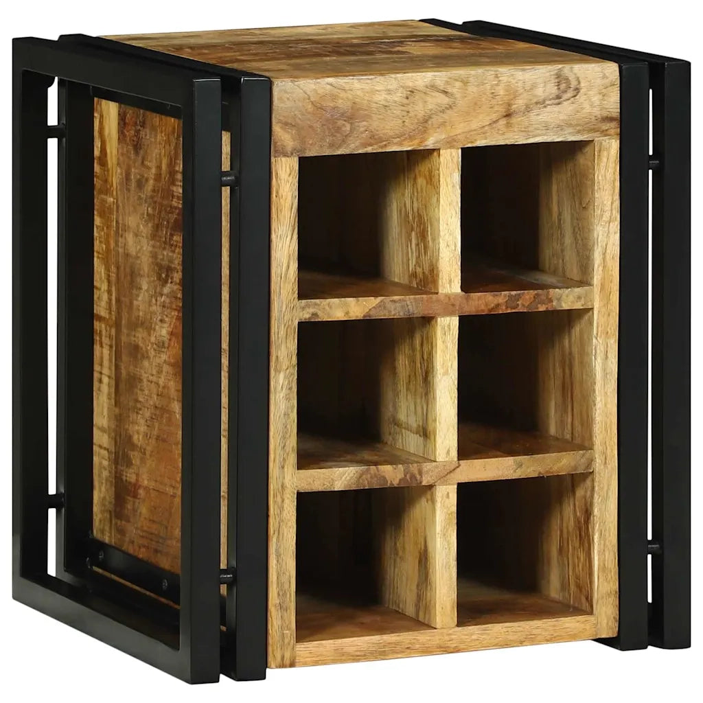 Portabottiglie 35 x 35 x 39 cm Legno di mango massello 4016754