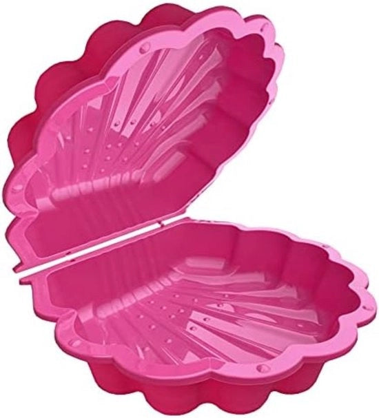 Scoiattolo Cassetta Sabbia con Coperchio - Sabbia e Acqua Scoiattolo - Giocattolo - Alta Qualità - Rosa