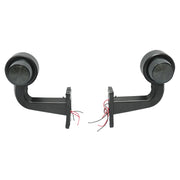 Set di luci di posizione laterali a LED rosso-bianco fumé 12V-24V Breckner Germany
