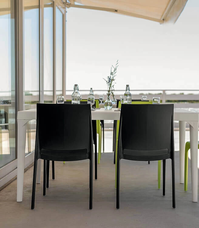 Sedia da Giardino in Polipropilene cm 46x54x80 - VOLGA