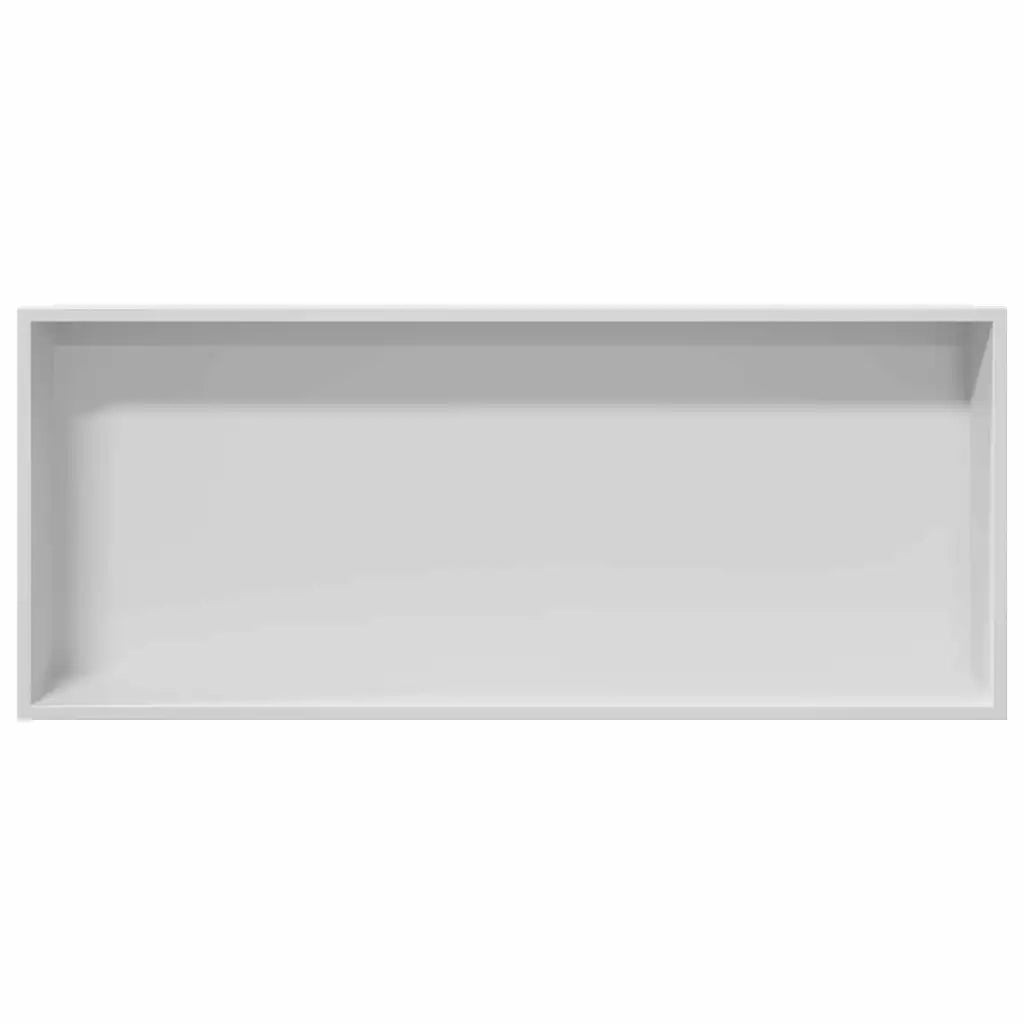 Nicchia per doccia Bianco 75 x 30 x 9,5 cm Acciaio inossidabile CFW7598368