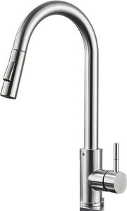 Kraan per lavandino - Nickel - Kraan per cucina - Lavandino con filtro - Filtro per lavandino - Organizzatore per filtri lavandino - Lavandino per cucina