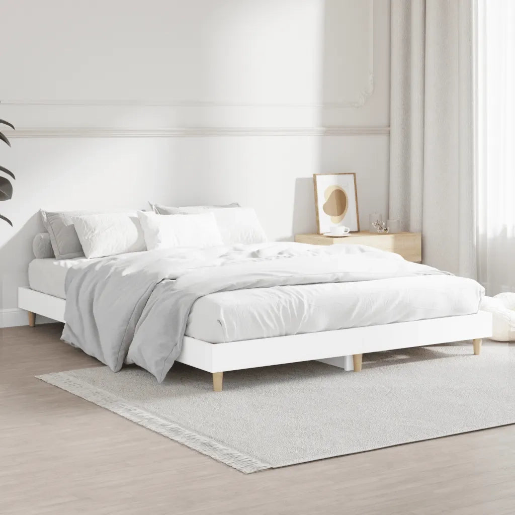 Giroletto Bianco 135x190 cm in Legno Multistrato 832077