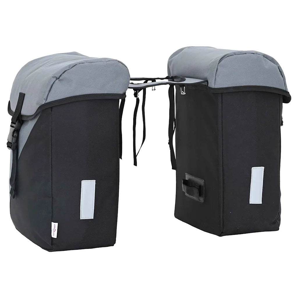Borsa per biciclette Grigio e Nero 31.5 x 15.5 x 40 cm CFW3695080